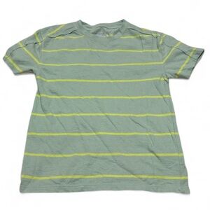Cat & Jack Green Striped Shirt Size 8
